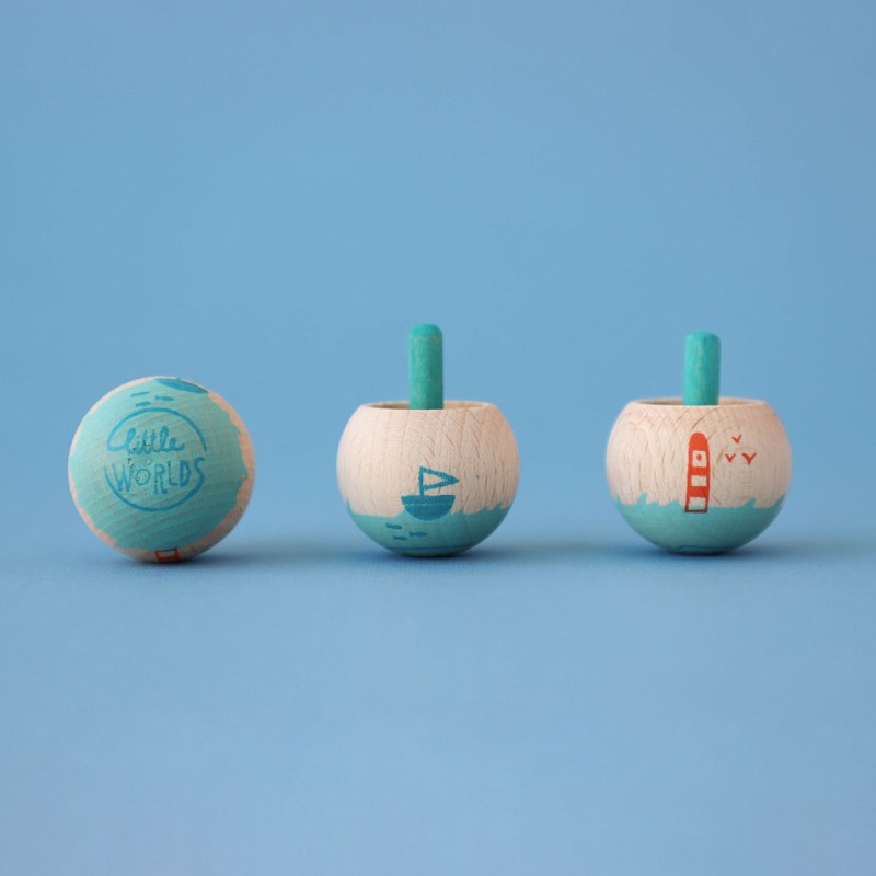 Toupie en bois durable